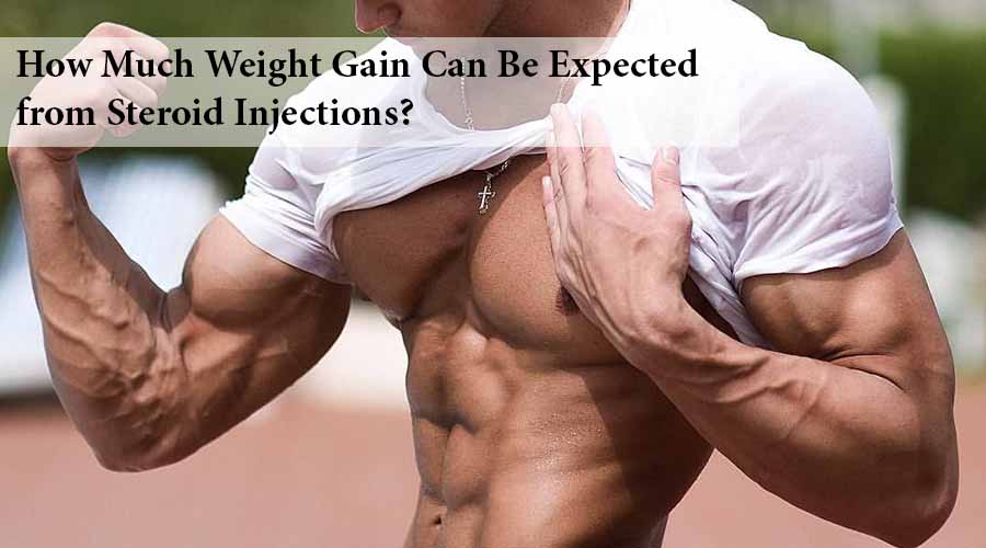 do steroids injections cause weight gain